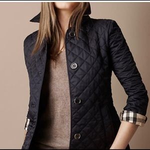 Black Burberry jacket